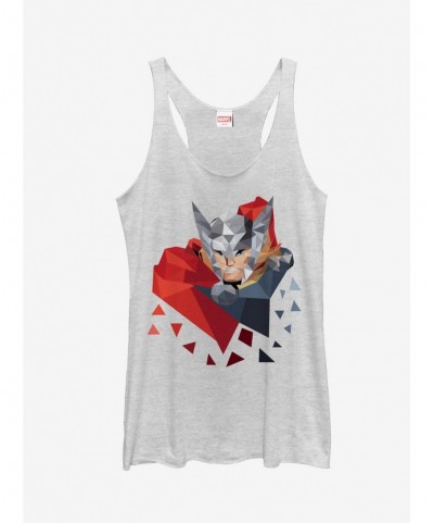 Discount Sale Marvel Geometric Thor Pieces Girls Tanks $6.42 Tanks