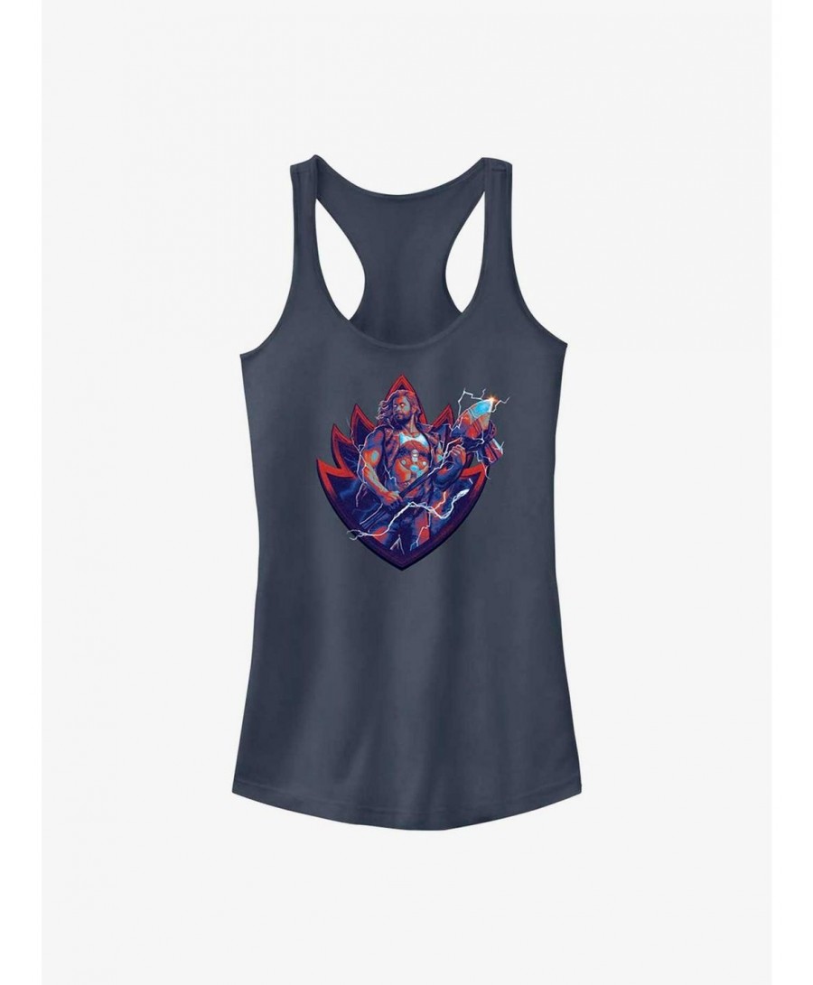 Hot Selling Marvel Thor: Love and Thunder Guardian Thor Badge Girls Tank $6.57 Tanks