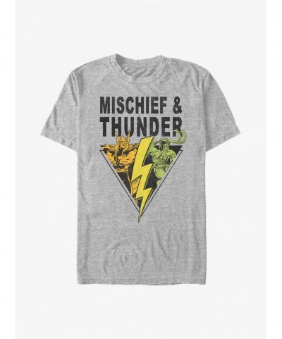 Discount Sale Marvel Thor and Loki Mischief and Thunder T-Shirt $7.61 T-Shirts