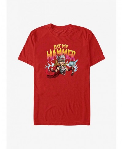 Low Price Marvel Thor: Love and Thunder Mighty Thor Eat My Hammer T-Shirt $6.52 T-Shirts