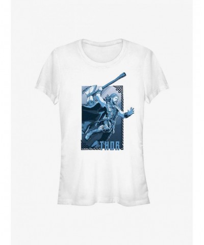 Value Item Marvel Thor: Love and Thunder Axe Leap Hero Girls T-Shirt $5.82 T-Shirts